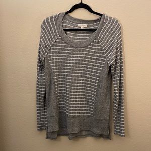 eri+Ali grey striped long sleeve T shirt